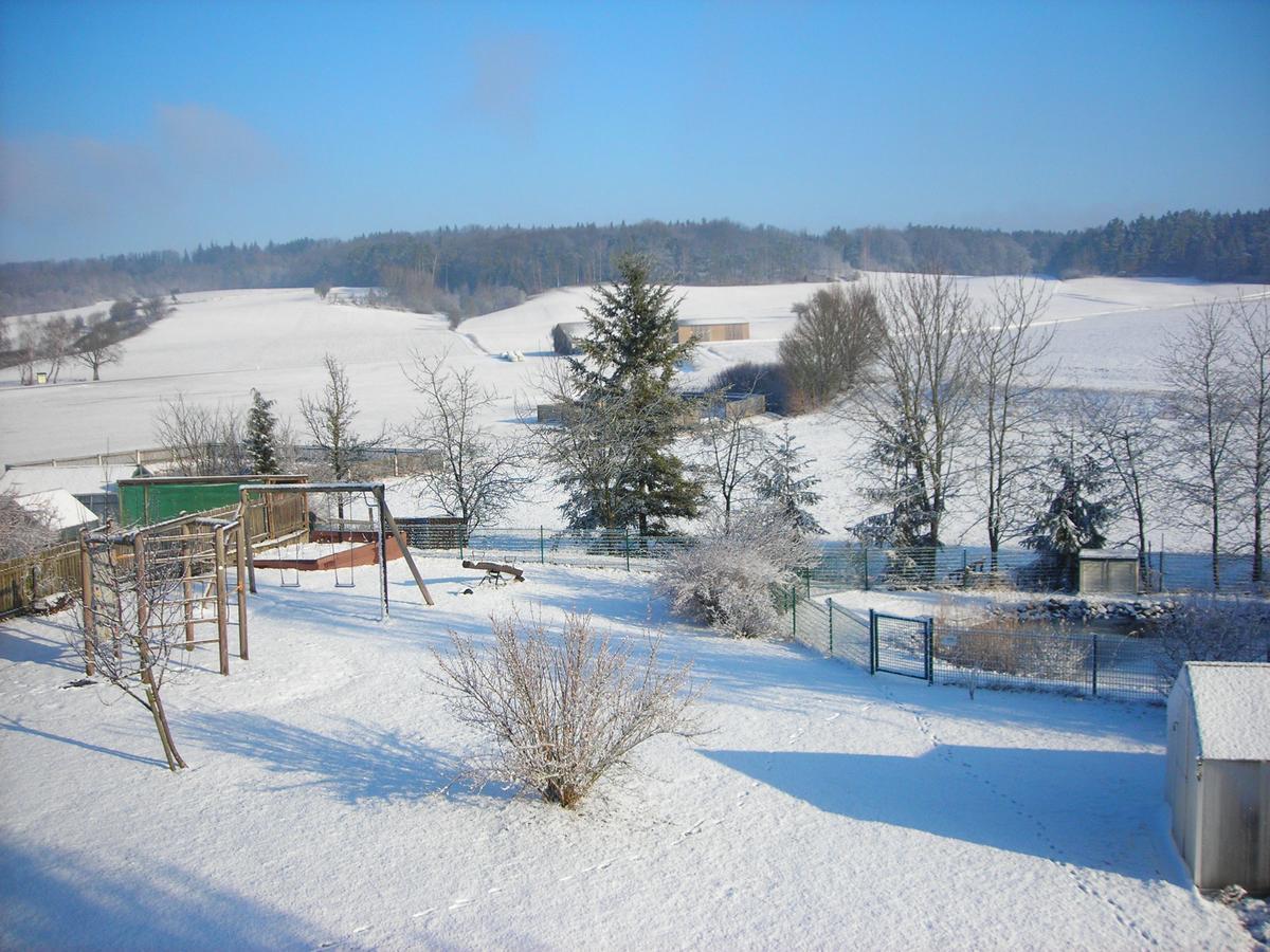 Pension "Der Sulzbachhof" Lehrberg Bagian luar foto